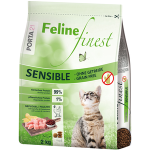 2kg Sensible Porta 21 Feline Finest pour chat pas cher