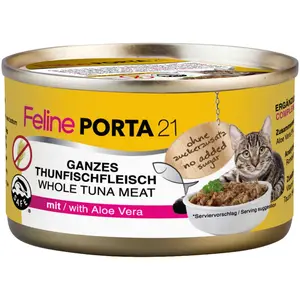 1x90g Feline Porta 21, thon & aloe vera - Pâtée pour chat pas cher