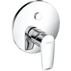 Kludi, Robinetterie de salle de bains, Mitigeur douche encastré PURE&SOLID Push Feinbaus m unité fonctionnelle chr pas cher