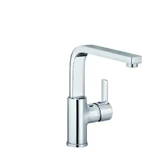 Comparateur de prix : Kludi Zenta wastafelkraan met zijbediening en hoge draaibare uitloop c...
