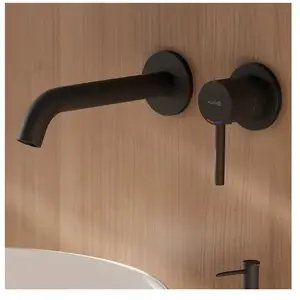 Wastafelkraan - Kludi Bozz - 230mm - mat zwart pas cher