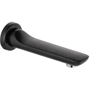 Kludi, Robinetterie de salle de bains, Bec déverseur pour baignoire BALANCE, noir mat pas cher