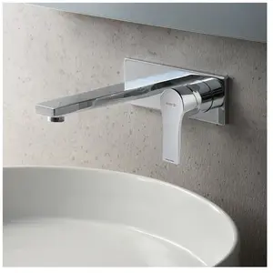 Kludi 2-gats inbouw wastafelkraan, chroom