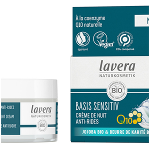 Lavera BS Crème de Nuit Anti-Rides Q10 - 50 ml pas cher