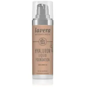 Comparateur de prix : lavera Hyaluron Liquid Foundation - Cool Honey 04 - Fonds de teint - Cosmétiques naturels - végan - sans silicones - Acide hyaluronique naturel - 30ml