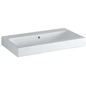 Geberit iCon Lavabo 750x485 mm, sans trou, avec trop-plein, avec KeraT...Vendu pargalaxus