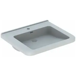 Geberit, Lavabo, Renova Nr. 1 Comfort, lavabo, encastrable, 650x550 mm... pas cher