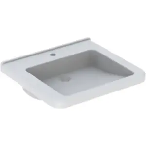 Geberit, Lavabo, Keramag Renova Nr. 1 Comfort, lavabo, accessible en fauteuil roulant, 650x550 mm, avec trou pour (550 mm, 650 mm) pas cher