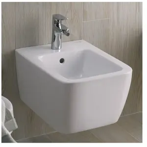 Geberit, Cuvette toilettes + bidet, iCon Square bidet mural 231910, fo...