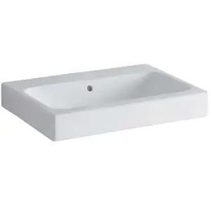 Geberit, Lavabo, iCon lavabo 60x48,5cm blanc, 124063 sans trou de robi... pas cher