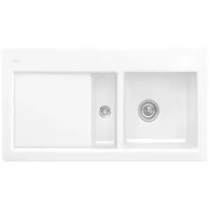 Evier de cuisine - VILLEROY ET BOCH - Subway 60 - 1 bac et demi - Blan...