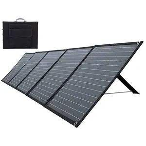 Panneau solaire mobile pliable 200 W - REVOLT - Monocristalline - Jardin, Camping, Bateau