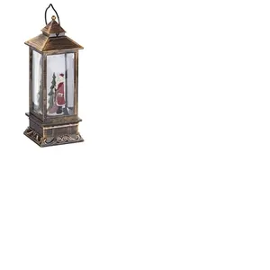 Infactory Lanterne LED sans fil à neige tourbillonnante et Père Noël pas cher