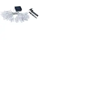 LUNARTEC Guirlande Porte-Photos Avec 40 Pinces À Led (10 M) - Solaire pas cher