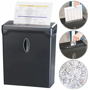 GENERAL OFFICE Destructeur de documents A4 coupe croisée avec corbeille 10L pas cher