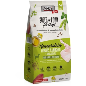 12kg MAC's Mono lapin nourriture pour chien secVendu parzooplus-be