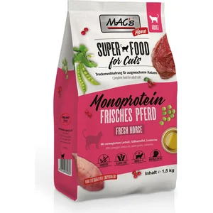 MAC's Superfood Kattenvoer - Mono Proteïne Paardenvlees - 1,5 kg - Kattenbrokken pas cher