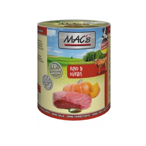 MAC's adulte superfood 6 x 400 g - boeuf, potiron pas cher