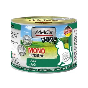 6x200g Sensitive agneau MAC's - Pâtée pour chat pas cher