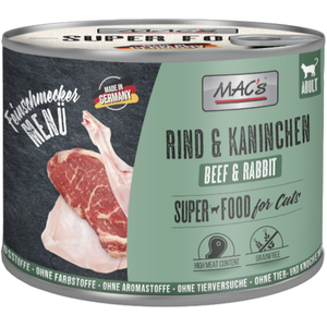 MAC's Fin Gourmet 6 x 200 g pour chat - Boeuf & Lapin