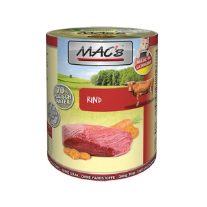 Comparateur de prix : 6x400g MAC's poulet pur, coeurs de volaille entiers - Pâtée pour chat