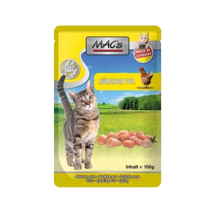 12x100g MAC's pur poulet - Pâtée pour chat