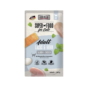 12x100g MAC's saumon, volaille - Pâtée pour chat