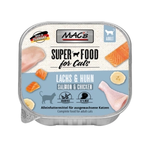 MAC's 16 x 100 g pour chat - saumon, poulet pas cher