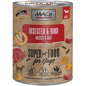 MAC's avec des insectes 6 x 750 g pour chien