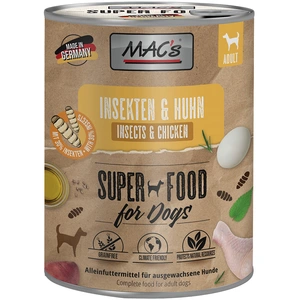MAC's avec des insectes 6 x 750 g pour chien
