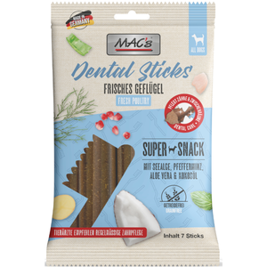 180g MAC's DOG Dental Sticks Friandises pour chiens à la volaille fraîche pas cher