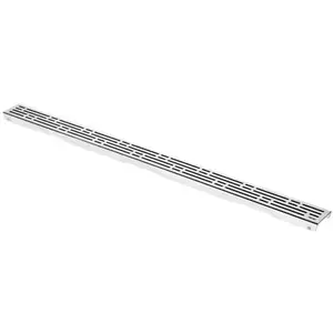 Tece TECEdrainline - Rooster Basic voor douchegoot 120 cm, geborsteld roestvrij staal 601211