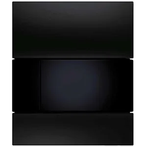 Tece TECEsquare - Urinoir bedieningsplaat, zwart glas/zwart 9242809 pas cher