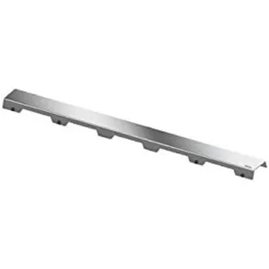 TECE, Rigole de douche, TECEdrainline Grille design steel II, acier inoxydable brossé, 800mm (800 mm)