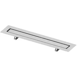 Tece TECEdrainline - Douchegoot 90 cm, voor het aanbrengen van tegels, met afdekking, rvs 650900