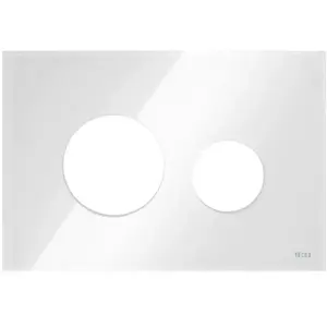 Tece TECEloop - Frontplaat voor bedieningsplaat TECEloop, wit glas 924...