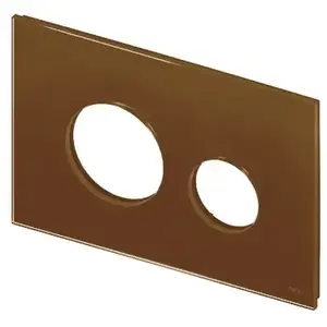 Tece TECEloop - Frontplaat voor bedieningsplaat TECEloop, koffiebruin ...