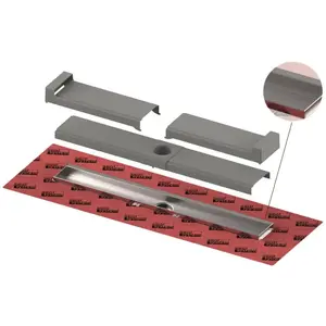Tece TECEdrailine-Evo - Douchegoot Evo 90 cm, voor wandmontage, besche... pas cher