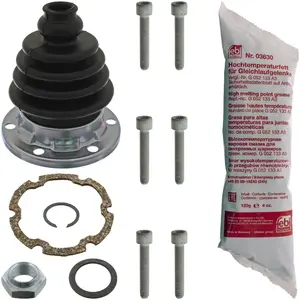 FEBI BILSTEIN Soufflet de cardan pour VOLKSWAGEN: Golf, Passat, Golf Cabriolet, Vento, Corrado & SEAT: Cordoba, Ibiza, Alhambra, Toledo (Ref: 07643)