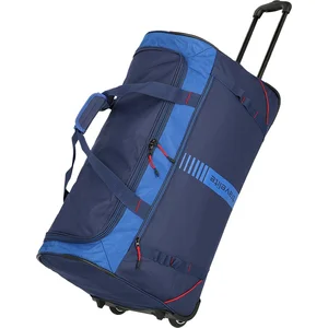 Comparateur de prix : Valise - travelite - Basic Active Trolley - Bleu/Rouge - 30x70x20 cm - 86L