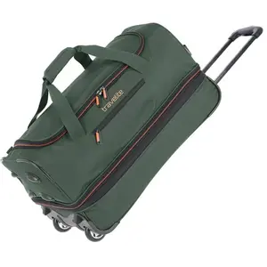 Comparateur de prix : Travelite Basics Wheeled Duffle 55cm Expandable Dark Green