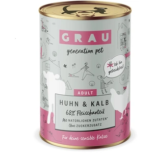 Grau menu gourmand sans céréales 6 x 400 g pour chat - poulet, veau pas cher