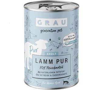 6x 400g GRAU nourriture pour chien agneau pur avec huile de lin nourriture pour chien humide pas cher