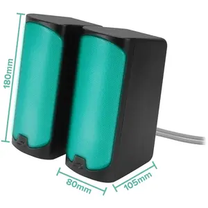 Speedlink Speedlnk TONOS - RGB Gaming Stereo Speaker - Bluetooth / 3,5mm jack - Zwart