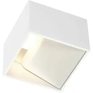 Applique murale - Carrée - A Led - 5 W - 3000K - SLV Logs In - IP20 - Blanc