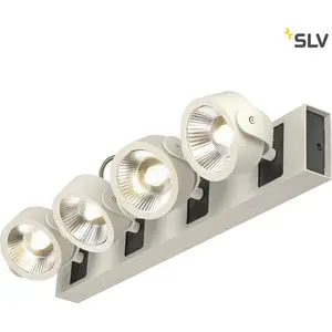 SLV Richtbare spots Kalu Led 4-lichts - 4x60w wit - 1000136 pas cher