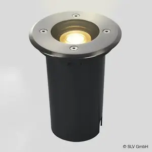 SLV SOLASTO 120 Lampe d'extérieur encastrée en acier inoxydable pas cher
