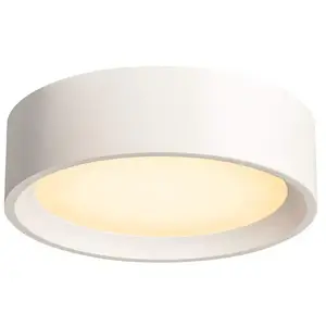 SLV PLASTRA Deckenleuchte, LED, weißer Gips, 3000K (148005) pas cher