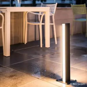 SLV, Éclairage d'extérieur, Lampe d'allée LED H-Pol, 3000 K, anthracit... pas cher