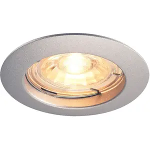 SLV Plafonnier encastré Pika, aluminium, gris argenté pas cher
